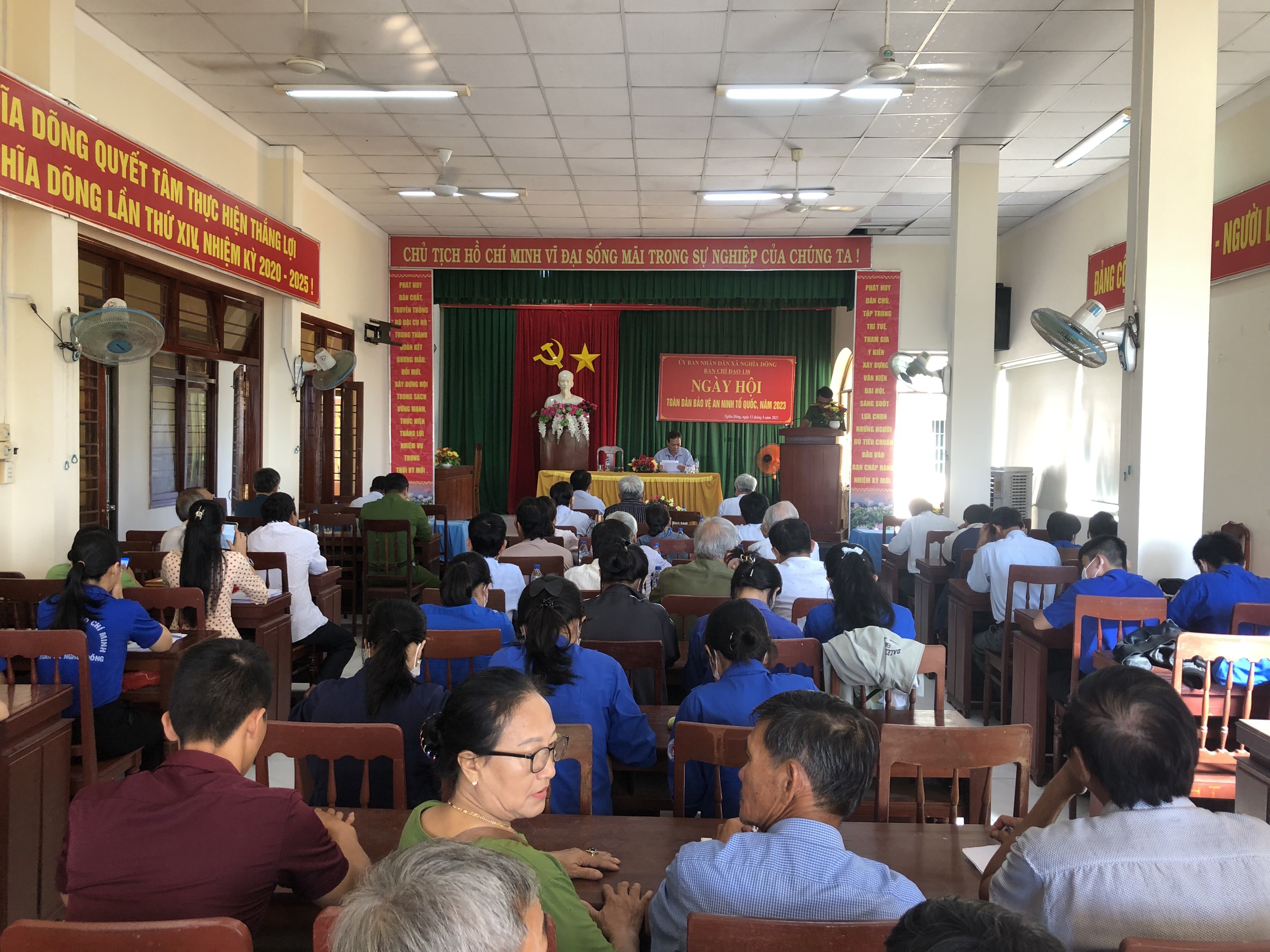 UBND xã Nghĩa Dõng, thành phố Quảng Ngãi Hội nghị phát động phong trào Ngày hội toàn dân bảo vệ an ninh Tổ quốc