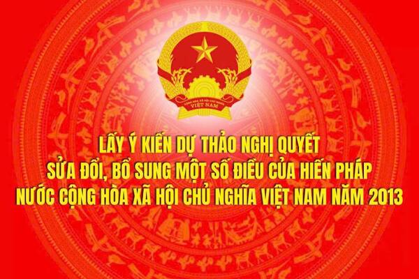Tài liệu hướng dẫn lấy ý kiến Nhân dân về dự thảo nghị quyết sửa đổi, bổ sung một số điều của Hiến pháp nước Cộng hòa xã hội chủ nghĩa Việt Nam năm 2013